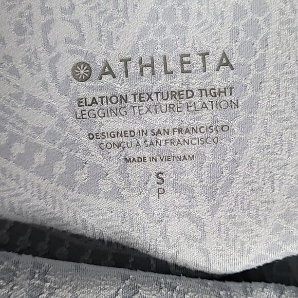 Athleta Elation Textured Leggings Size Small - Picture 9 of 10